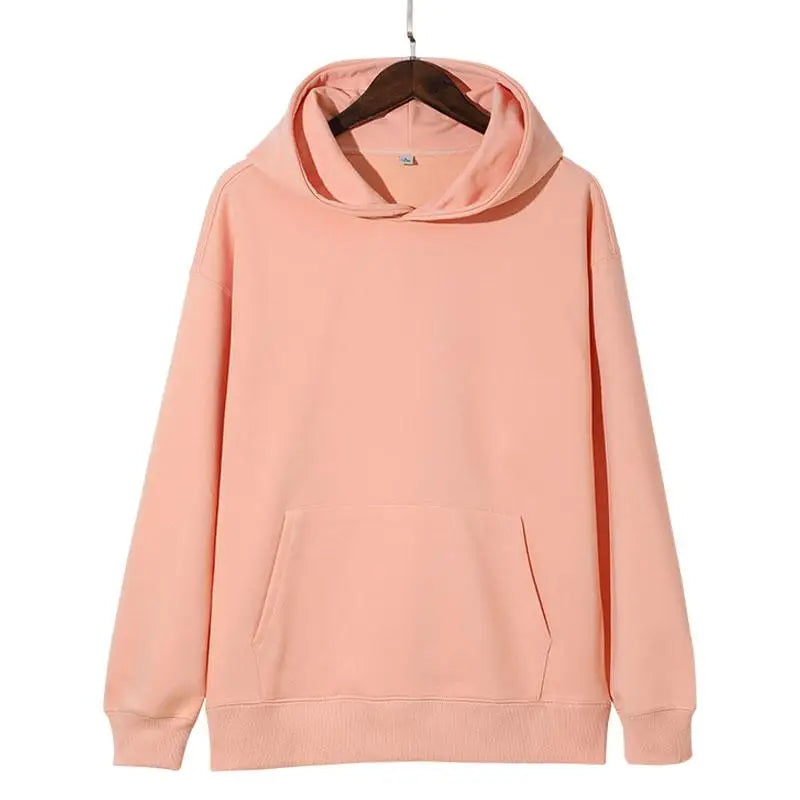 Poids lourd mode hommes sweats à capuche nouveau automne hiver décontracté épais coton hommes haut couleur unie sweat à capuche mâle haut pour femme