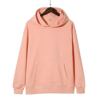 Poids lourd mode hommes sweats à capuche nouveau automne hiver décontracté épais coton hommes haut couleur unie sweat à capuche mâle haut pour femme