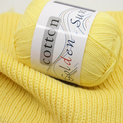 Fil doux doux en 100% coton naturel pour bébé, fil anti-boulochage pour le crochet à la main, 50g, 1 pièce