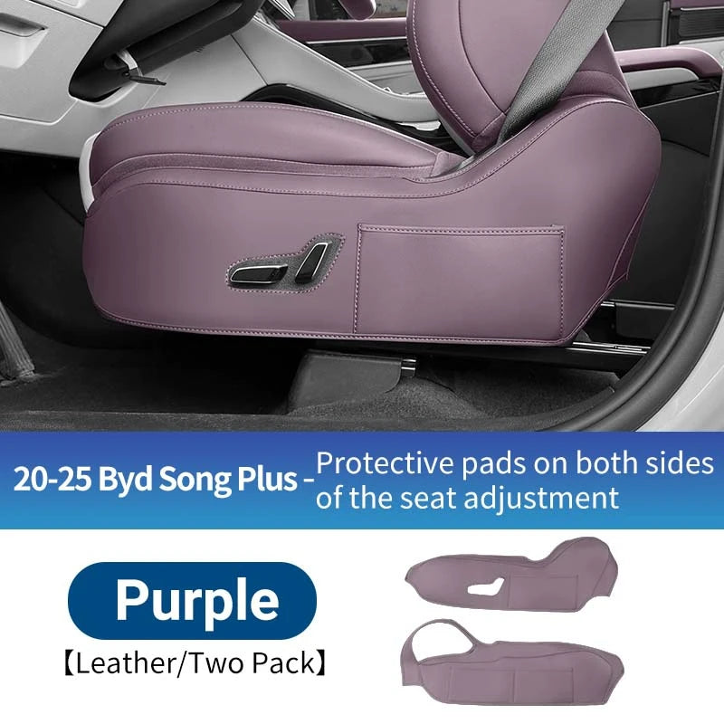 Coussinets de Protection latéraux pour réglage de siège de voiture, 2 pièces, pour Byd Song Plus Seal u Dmi Ev 2020 – 2025