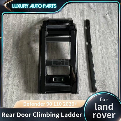Échelle de hayon arrière de voiture, échelle d'escalade de toit adaptée pour Land Rover Defender 90 110 L663, échelle d'accès latéral, marchepied de toit de fenêtre latérale