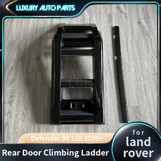 Échelle de hayon arrière de voiture, échelle d'escalade de toit adaptée pour Land Rover Defender 90 110 L663, échelle d'accès latéral, marchepied de toit de fenêtre latérale