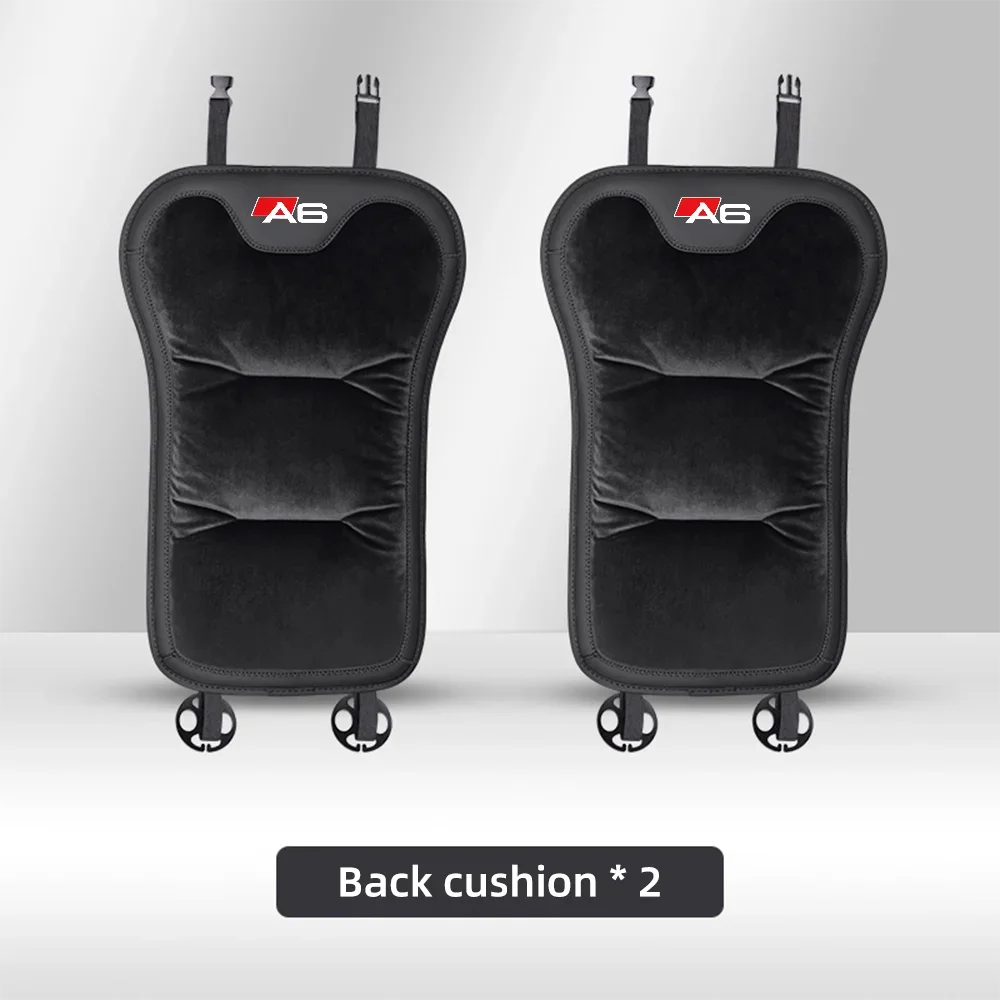 Housse de siège de voiture en flanelle pour Audi A6, coussin de siège avant/arrière en peluche chaud d'hiver, coussin de Protection de chaise, accessoires d'intérieur automobile