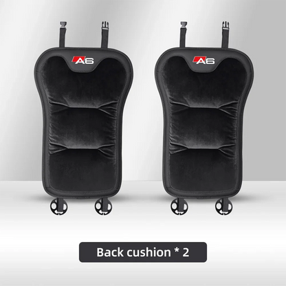 Housse de siège de voiture en flanelle pour Audi A6, coussin de siège avant/arrière en peluche chaud d'hiver, coussin de Protection de chaise, accessoires d'intérieur automobile