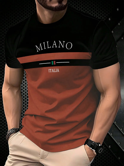 2026 T-Shirt homme vêtements été hommes Logo imprimé haut à manches courtes grande taille T-Shirt style décontracté à la mode T-Shirt vêtements