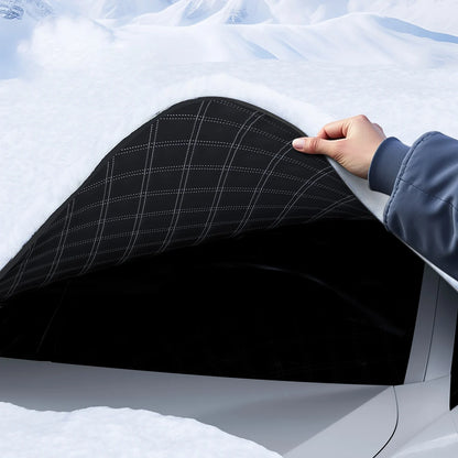 Couverture de pare-brise de voiture, bouclier de neige imperméable, auvent d'extérieur d'hiver, demi-couvercle de protection, pare-soleil de fenêtre avant externe
