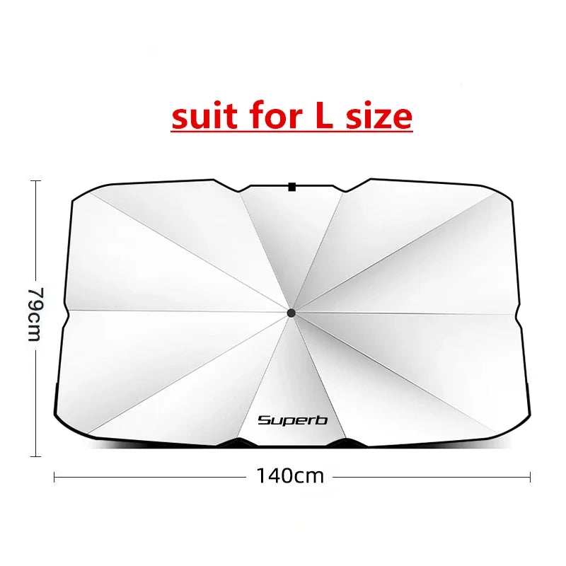 Pare-soleil de pare-brise de voiture, pare-soleil avant intérieur de voiture pour Skoda Octavia Fabia Rapid Superb Kodiaq Scala Karoq Citigo Kamiq Enyaq