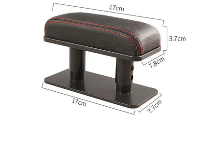 SEAMETAL – coussin d'accoudoir de porte de voiture, hauteur réglable, coussin de Support de coude, tapis de protection intérieur universels en cuir PU
