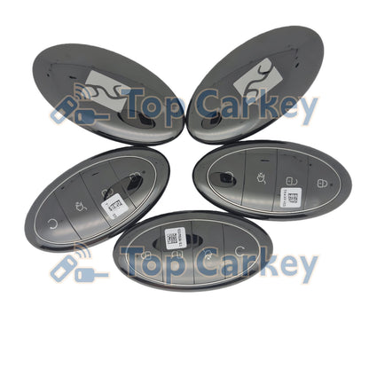 TopCarkey – clé télécommande intelligente originale, sans clé, puce Go ID4A, 433MHz, avec coque métallique, pour BYD Yangwang U8 U8L U9 Xtreme U9X U7