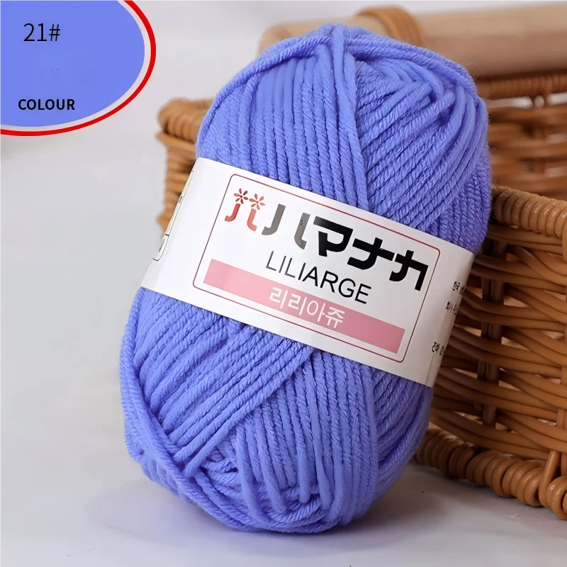 Fil à tricoter en coton doux et épais pour bébé, fil de velours en fibres épaisses pour tricot à la main, fil à crocheter pour pull DIY