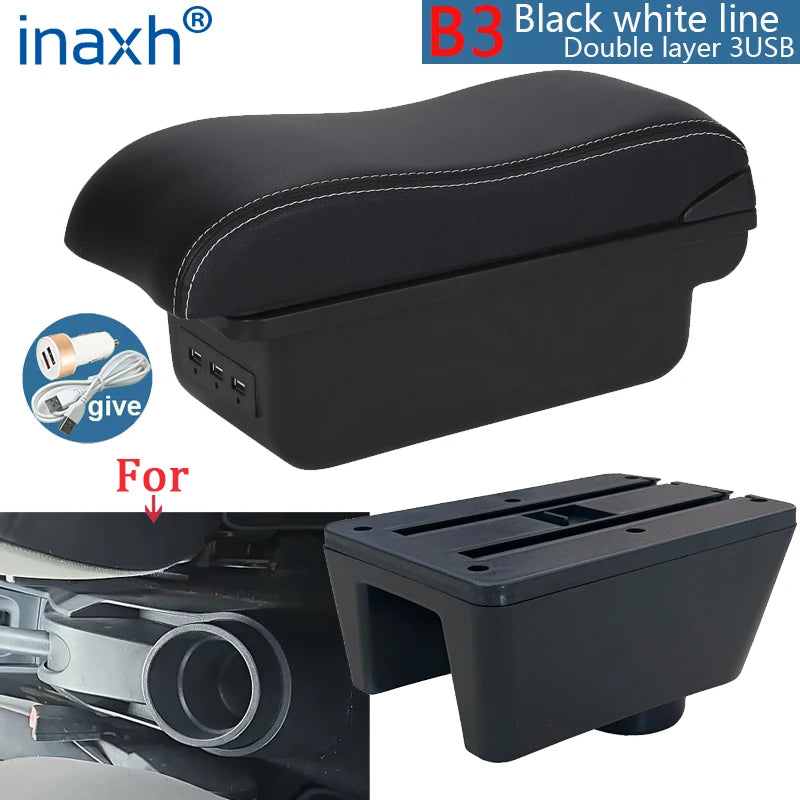 Accoudoir de voiture pour Seat Ibiza, boîte de rangement pour Seat Ibiza 6j Ibiza 6L, pièces de rénovation, accessoires d'intérieur de voiture