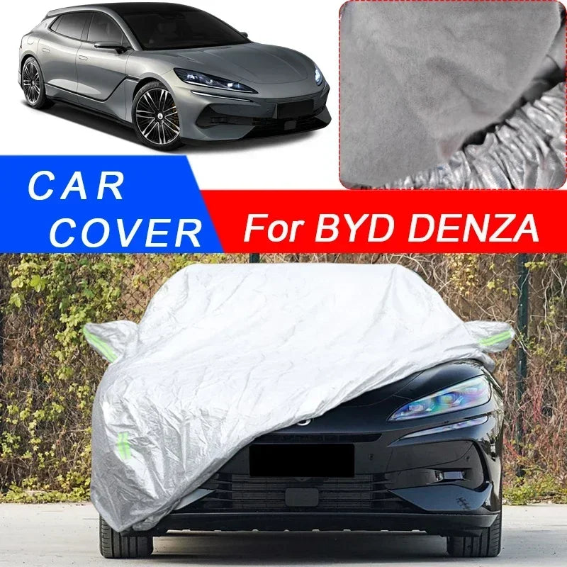Housse épaisse Anti-pluie et neige pour voiture, accessoires imperméables pour BYD DENZA B5 B8 B9 D9 N7 N9 SUPER 3 Z9 Z9GT YANGWANG U7 U8 2023 – 2023