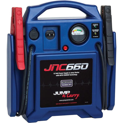 Démarreur de saut professionnel Clore Jump-N-Carry JNC660 - 1700 amplificateurs de pointe, alimentation portable 12 V pour démarrage fiable des véhicules