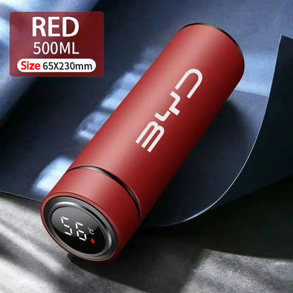 Bouteille Thermos divisée en acier inoxydable de 500ML, pour BYD Atto 3 EV Yuan Plus Song Plus Dmi Dolphin Seal Tang Han Qin F3 E6 Act