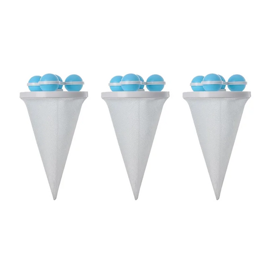 Filtre à cheveux réutilisable CKRE-3PCS, nettoyeur pour lessive, filtre à peluches en maille pour Machine à laver, collecteur de peluches pour animaux de compagnie et ménage