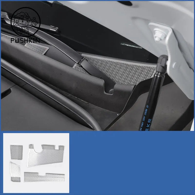 Couverture de haut-parleur audio intérieur de voiture pour Geely ZEEKR, couverture d'œuvres d'art, garniture de porte, accessoires de garniture, 7X, 2024, 2025, 2026