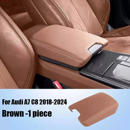 Boîte d'accoudoir de voiture, plaque de couverture décorative, pièces de modification intérieure, pour Audi A6 C8 A7 C8 2018 2019 2020 2021 2022 2023 2024
