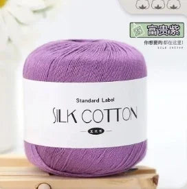 Fil à tricoter chaud et doux pour bébé, 50 g/pièce, dentelle de soie, coton, lait, Crochet, tricoté à la main, fournitures pour tricot à la main, point de croix