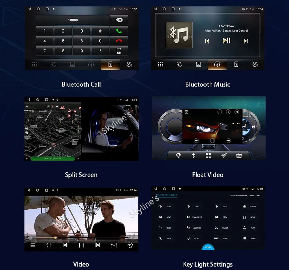 Autoradio Android 15 pour Peugeot 207 CC 207CC 2006 - 2015 sans fil Carplay Android Auto stéréo lecteur multimédia WiFi 4G 2 Din