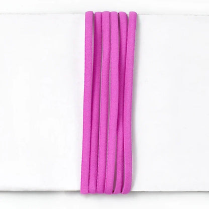 Bande élastique 5/10/20M 3/5mm, noyau d'huile, corde en Nylon pour attaches de cheveux, sangle de masque, bande extensible, soutien-gorge, chaussures, bandes en caoutchouc, accessoires de couture