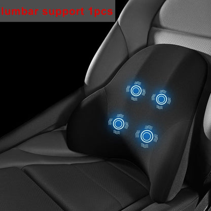 Oreiller cervical électrique pour voiture, vibration valide, support de voiture intelligent, coussin lombaire, siège, sauna, repos du dos
