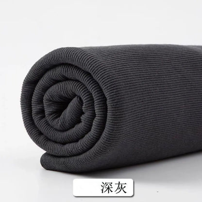 Tissu fileté élastique en coton, manches de sweat-shirt, col, ourlet, bord inférieur, tissu tricoté à revers élastique pour vêtements