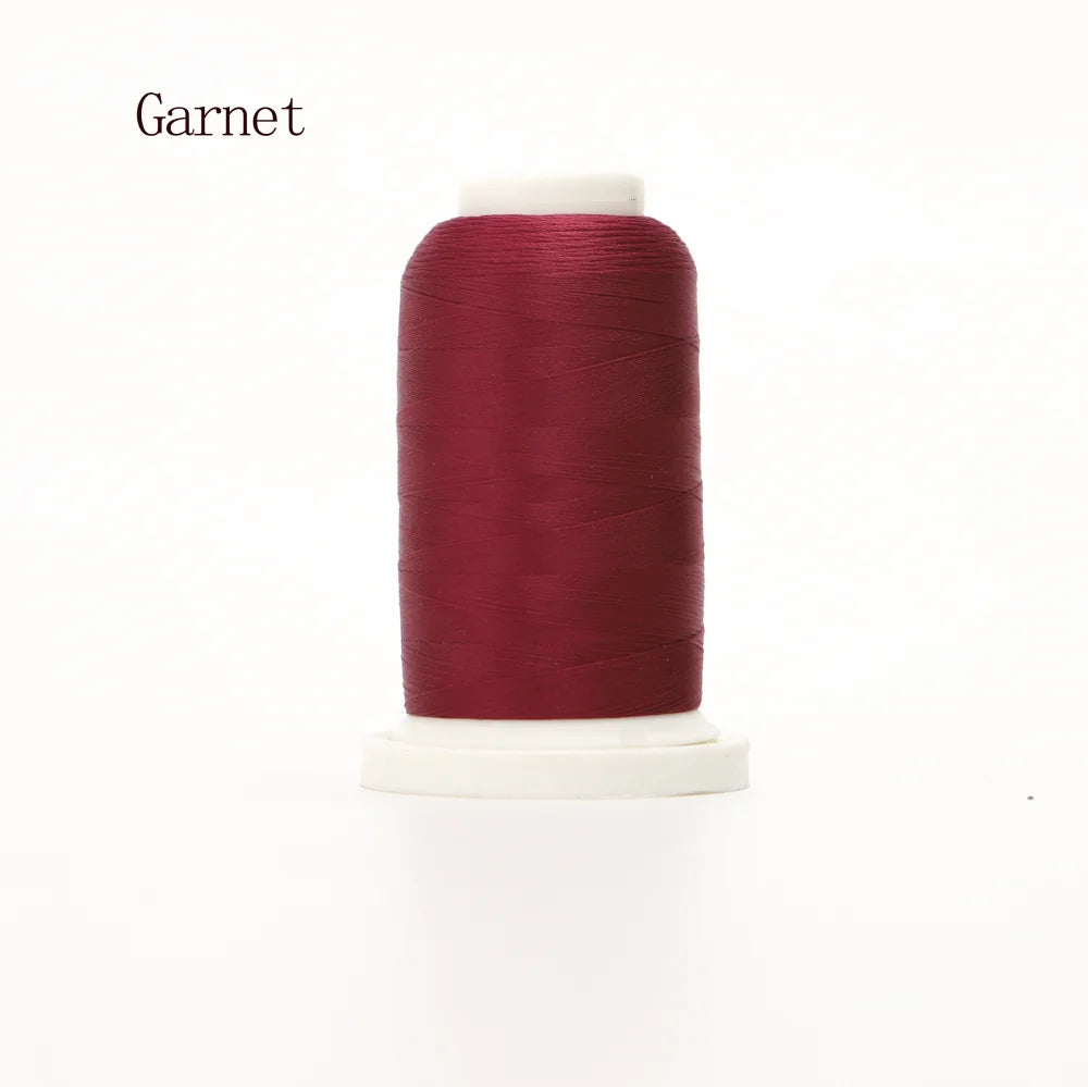 Fil laineux en Nylon à haute élasticité Tex 18, fil extensible, épaisseur moyenne, 1000 mètres de Long, surjet de couture sans couture, 8 couleurs au choix