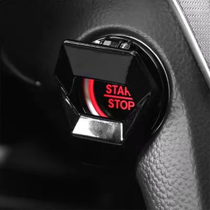 Couvercle universel de bouton d'arrêt de démarrage de moteur de voiture, Style Lambo, décoration de protection anti-rayures, adhésif collant, accessoires automobiles