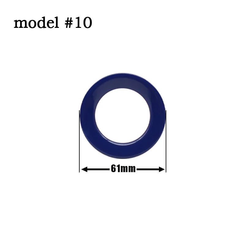 Autocollant emblème de volant de voiture ABS 40mm 61mm, pour Volkswagen VW GTI Polo Golf Caddy Jetta Sharan Passat Logo Badge accessoires