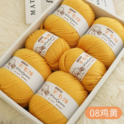 Fil de laine mélangé au Crochet de qualité supérieure, pour pull, écharpe, fil épais, 4 plis, 3 pièces x 100g = 300 grammes