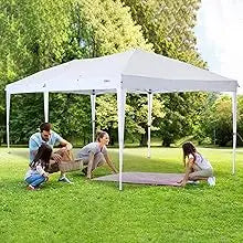 Tente pliante 10x20 pieds avec 6 parois latérales et sac de transport, abri de jardin, tente de réception extérieure, auvent de terrasse