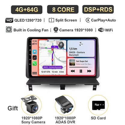Android 15 autoradio Carplay pour Peugeot Partner 1 2002 - 2008 Partner origine 1 2008-2011 Android Auto lecteur multimédia stéréo