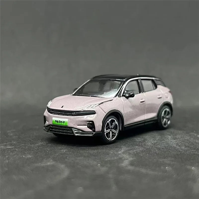 Bburago 1:64 LYNK & CO 06 EM-P SUV modèle de voiture en alliage moulé sous pression en métal nouvelle énergie véhicules électriques modèle de voiture Simulation enfants jouets cadeau