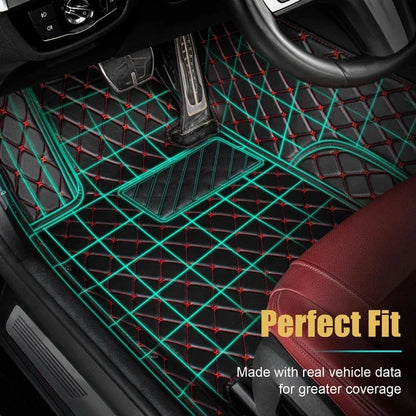 Tapis de sol de voiture personnalisés adaptés à la BMW X5 5 sièges véhicule électrique 2017-2019 tapis de pied en cuir automatique tapis