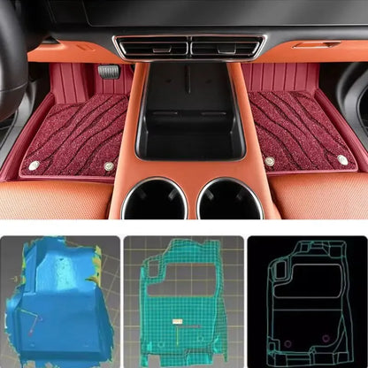 Ensemble complet de tapis de sol de voiture personnalisés en cuir, pour Grand Cherokee WK2 2011 2012 2013 2014 2016 2018, accessoires automobiles
