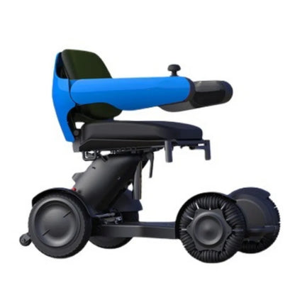 Fauteuil roulant électrique intelligent haut de gamme avec télécommande, conception pliante automatique pour personnes âgées et handicapées