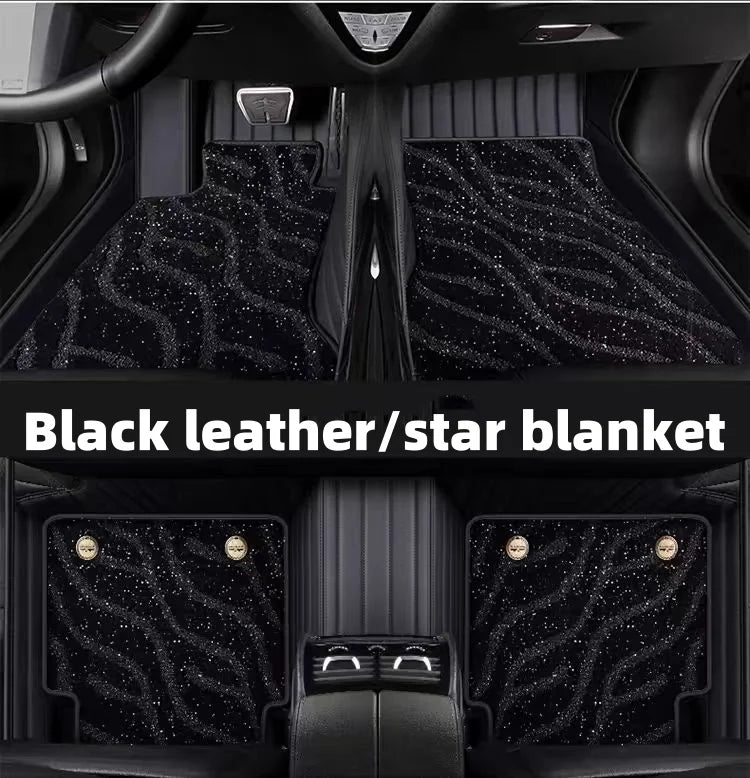 Tapis de pied de voiture en cuir, vente directe en gros