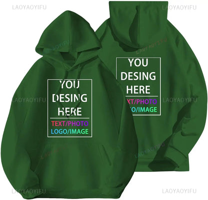 Sweat à capuche personnalisé pour hommes et femmes, concevez votre propre sweat à capuche personnalisé avec ajoutez votre texte et Photo, hauts à cordon réglable