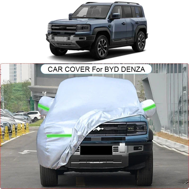Housse épaisse Anti-pluie et neige pour voiture, accessoires imperméables pour BYD DENZA B5 B8 B9 D9 N7 N9 SUPER 3 Z9 Z9GT YANGWANG U7 U8 2023 – 2023