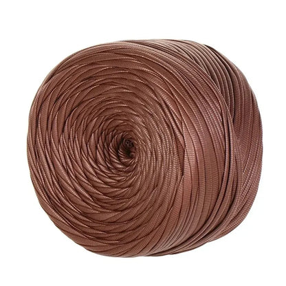 Fil en cuir synthétique mat Nappa 200g/rouleau, fil à tricoter et à crocheter pour sacs faits main et artisanat