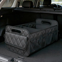 Organisateur de coffre de voiture pour SUV, organisateurs et rangement de voiture avec 6 poches, organisateur de coffre en Polyester imperméable pour accessoires de voiture