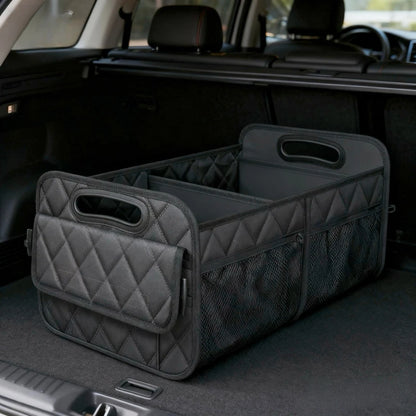 Organisateur de coffre de voiture pour SUV, organisateurs et rangement de voiture avec 6 poches, organisateur de coffre en Polyester imperméable pour accessoires de voiture
