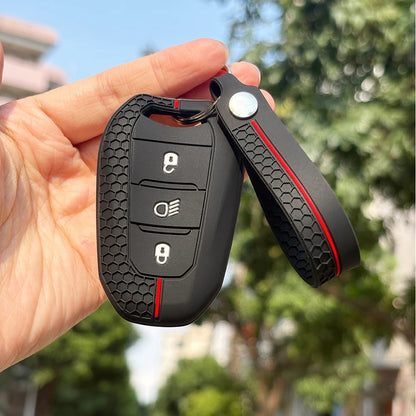 Protection pour citroën C3 C5 X7 C4 C2 C8, pour Peugeot 208 2008 508 408 308 3008 207 407 307 206, capuchons porte-clé de fusil Opel Mokka