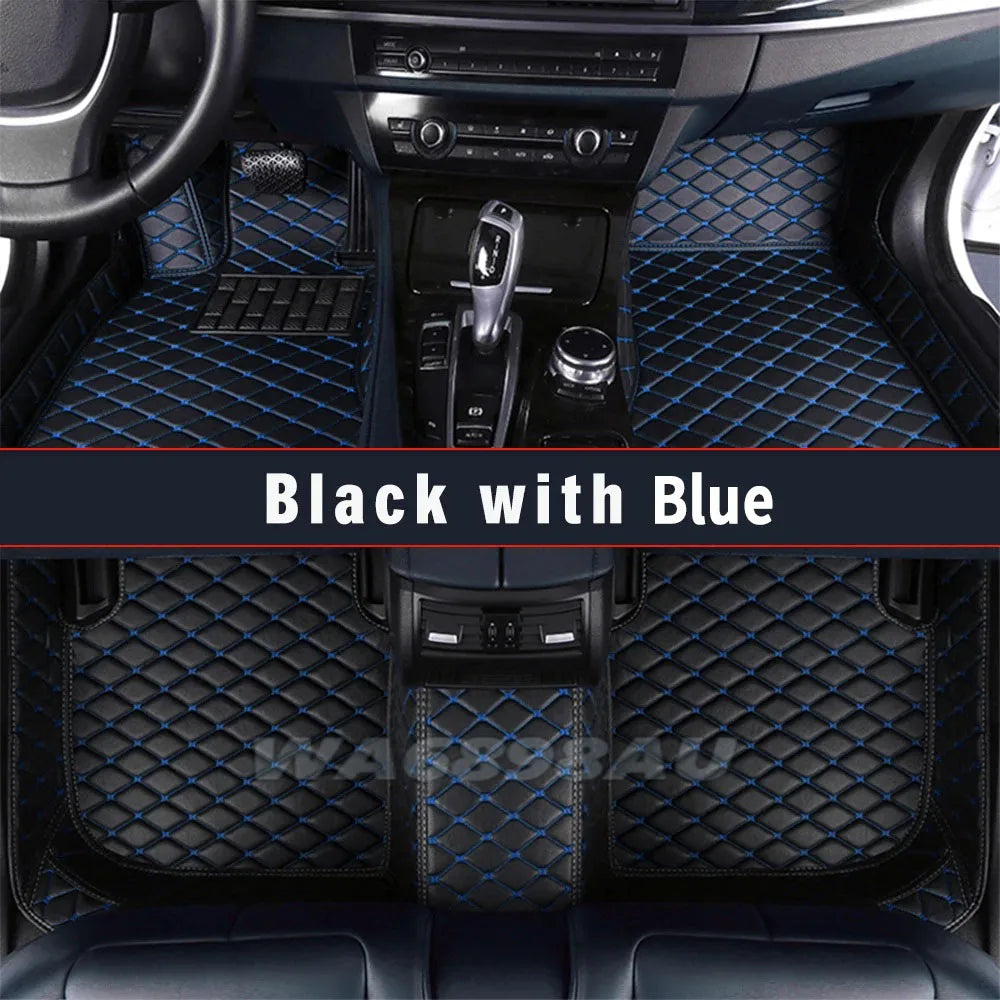 Tapis de sol de voiture personnalisé pour Xpeng P7 2020 – 2024, tapis de sol de voiture en cuir résistant à l'usure de haute qualité
