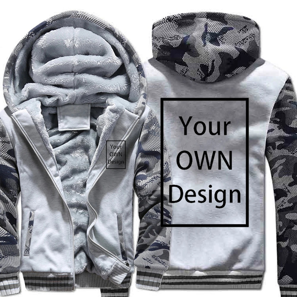 Votre propre Design marque Logo/image personnalisé hommes femmes bricolage hiver épais sweat à capuche décontracté vêtements à capuche 24 couleurs manteau ample