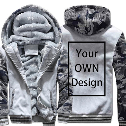 Votre propre Design marque Logo/image personnalisé hommes femmes bricolage hiver épais sweat à capuche décontracté vêtements à capuche 24 couleurs manteau ample