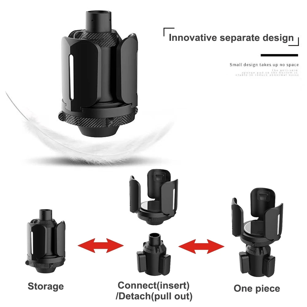 Base de tasse de boisson multifonctionnelle pour véhicule, avec porte-gobelet réglable, porte-gobelet de voiture extensible amélioré