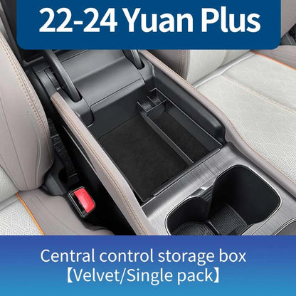 صندوق تخزين سفلي لوحدة التحكم المركزية للسيارة Byd Yuan Plus Atto 3 2022 – 2023، حقيبة تنظيم، ملحقات مقاومة للخدش والتآكل