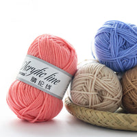 Écharpe en Laine Épaisse Robuste, Fil de Tricot Épais, Chaud, Ménage, Enfants, Chapeau, Optique Douce, Crochet, 50g