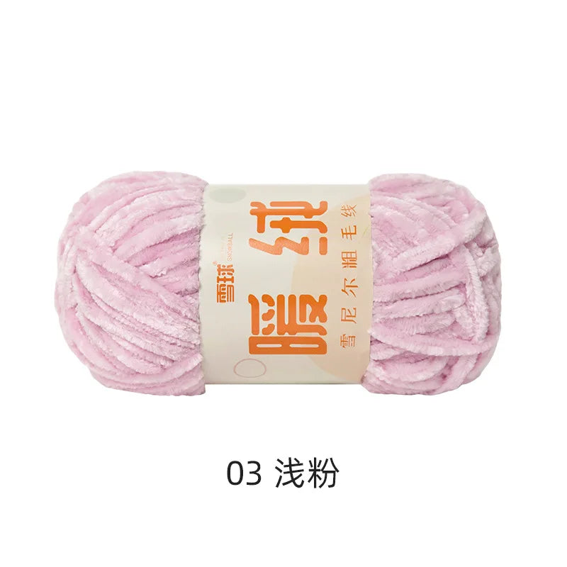 Fil à tricoter 100g, fil de glace douce, fil de coton tricoté à la main pour écharpe, Crochet de bricolage tricoté à la main